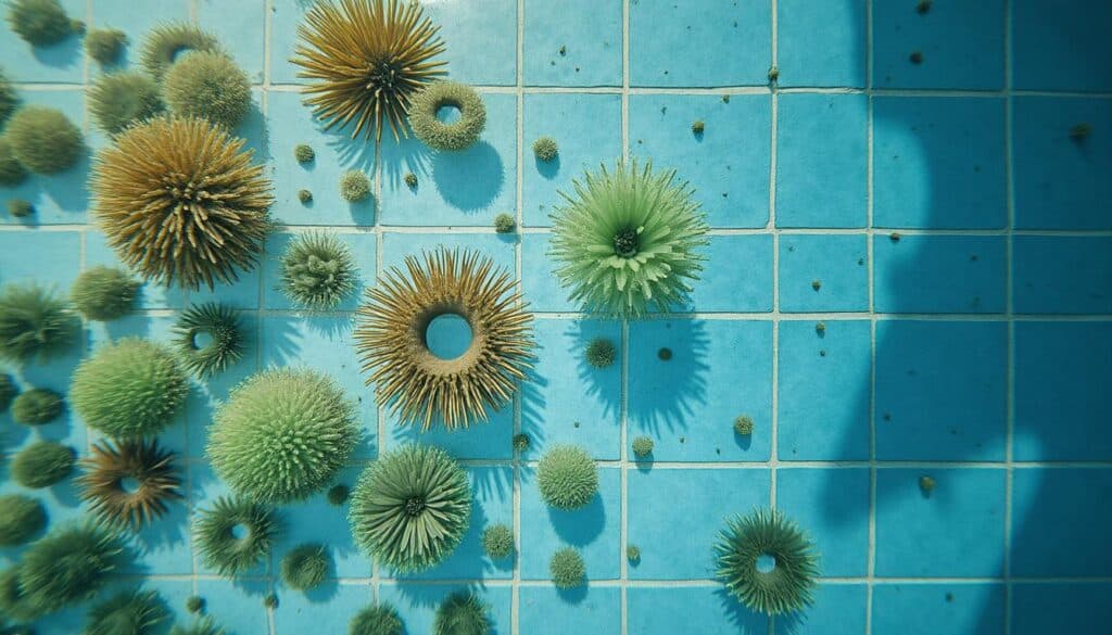 Identifier et traiter les taches au fond de la piscine dues aux algues filamenteuses