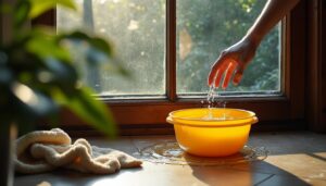 Pourquoi un seau est indispensable pour le nettoyage des vitres intérieures de la maison