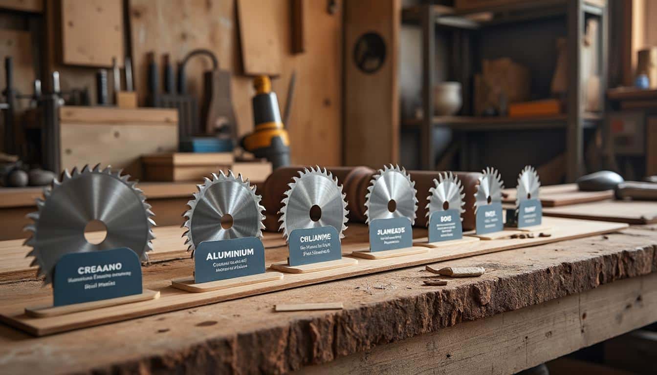 Illustration: Comment bien choisir la lame de scie circulaire selon le matériau à couper