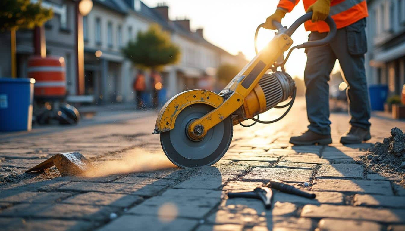 Illustration: Comprendre l’utilité d’une scie à béton pour vos travaux en Normandie