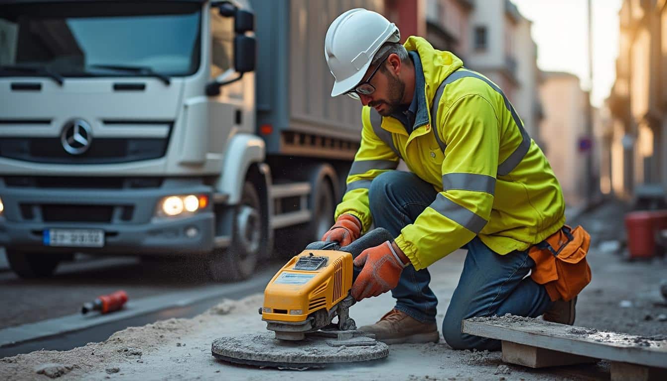 Illustration: Pourquoi privilégier la location d’une scie à béton à Cherbourg pour votre projet