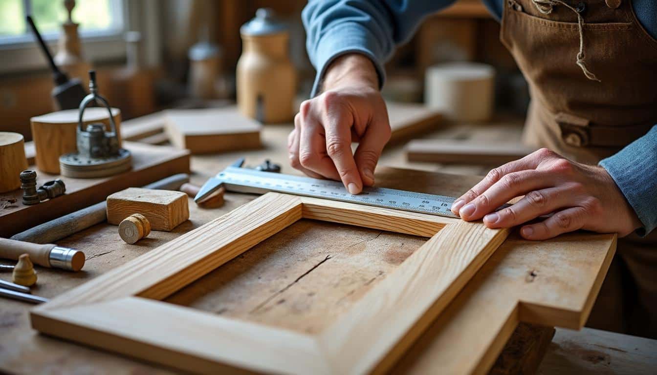 Comment mesurer correctement des cadres de porte en menuiserie avec un mètre