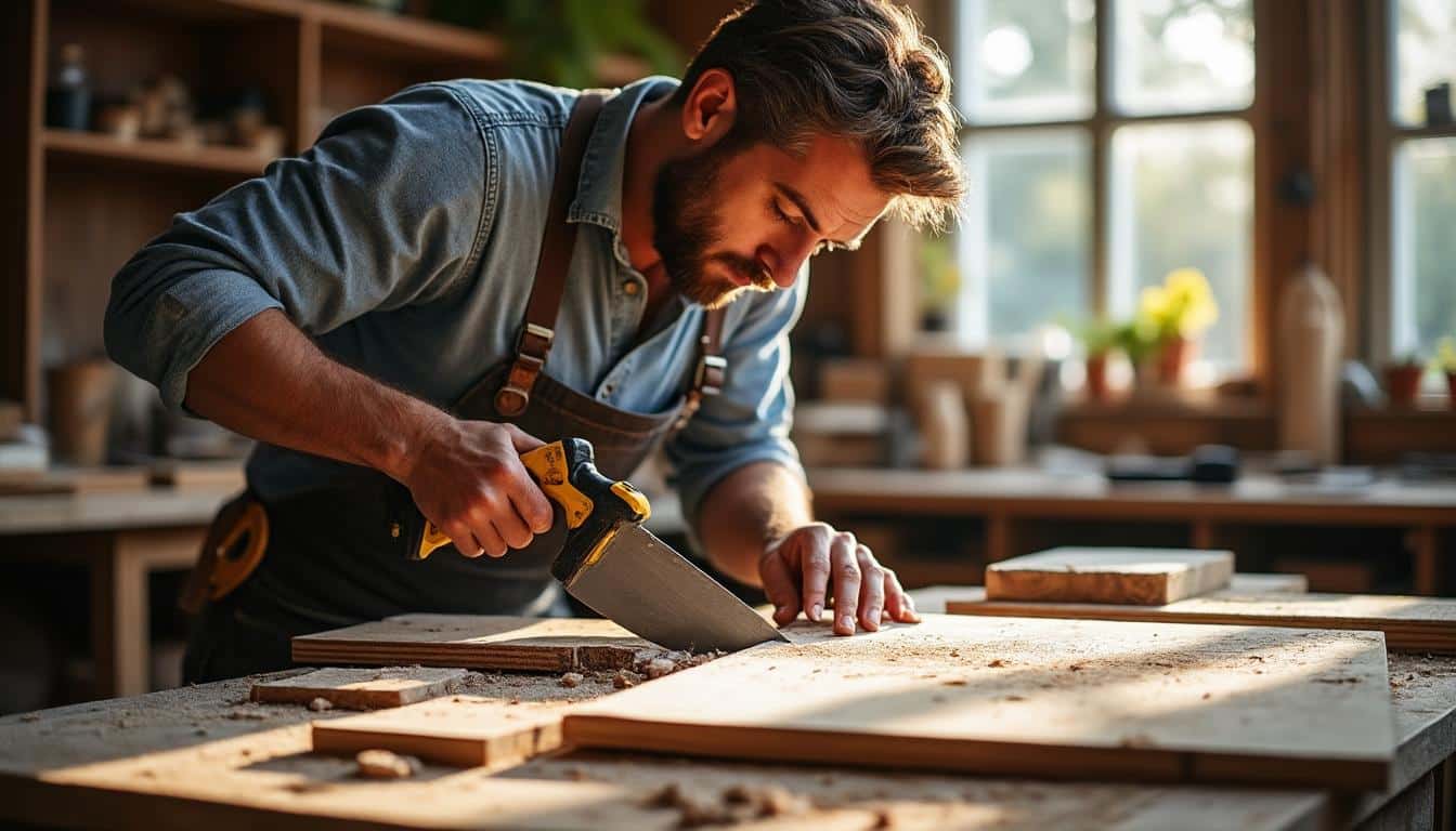 Illustration: Pourquoi choisir une scie adaptée pour la découpe de la laine de bois ?