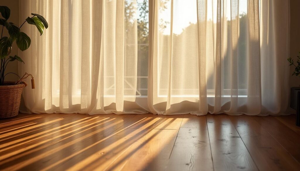 Astuces pour jouer avec la lumière grâce à un store voilage