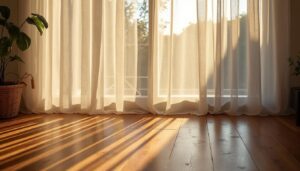 Astuces pour jouer avec la lumière grâce à un store voilage