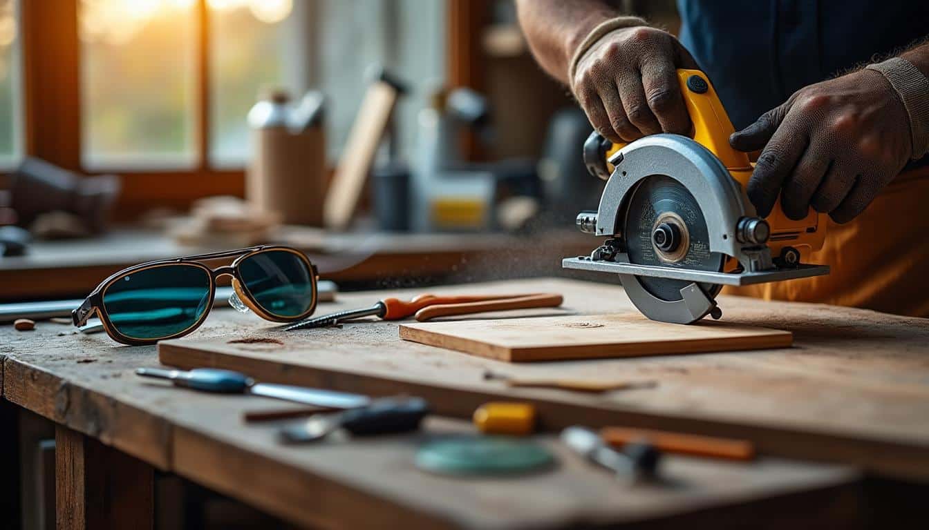 Illustration: Comprendre les accessoires indispensables pour bien utiliser une scie circulaire