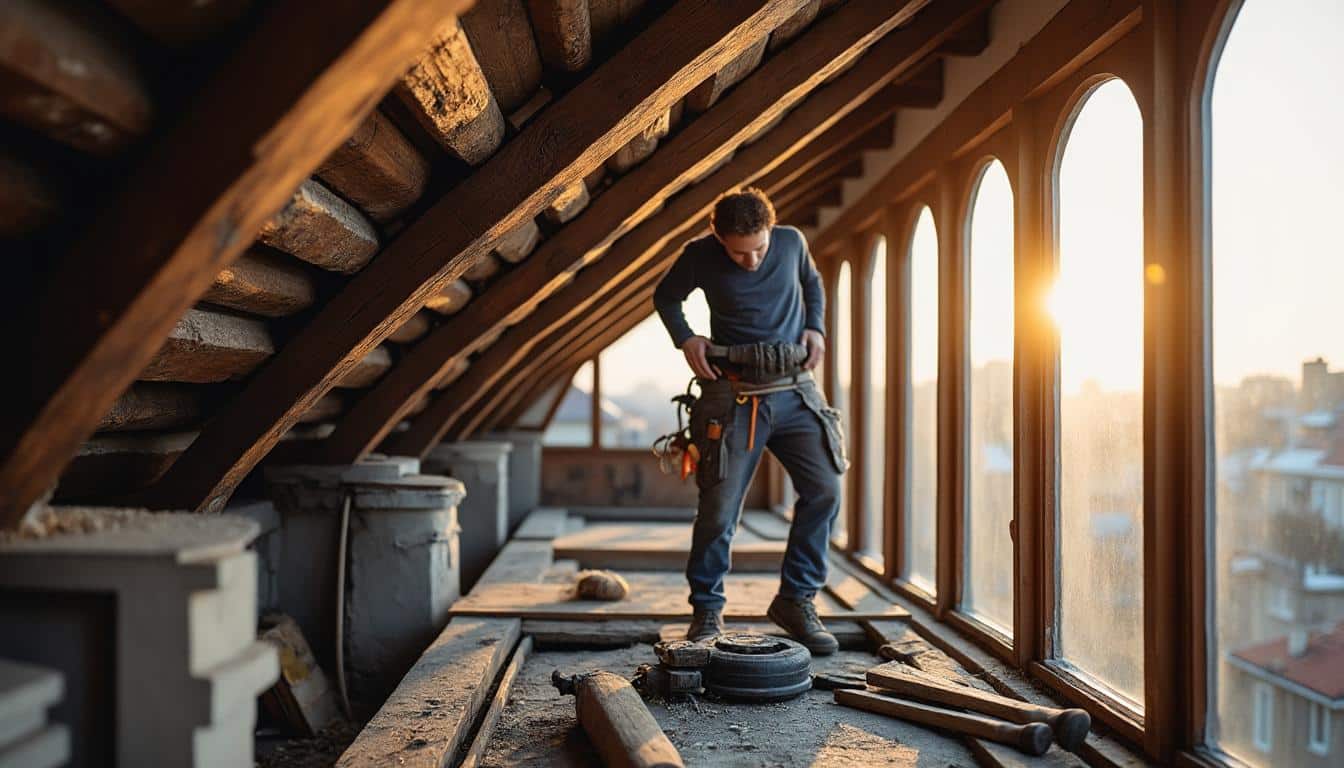 Illustration: Comprendre le rôle essentiel du faîtage dans une toiture en ardoise