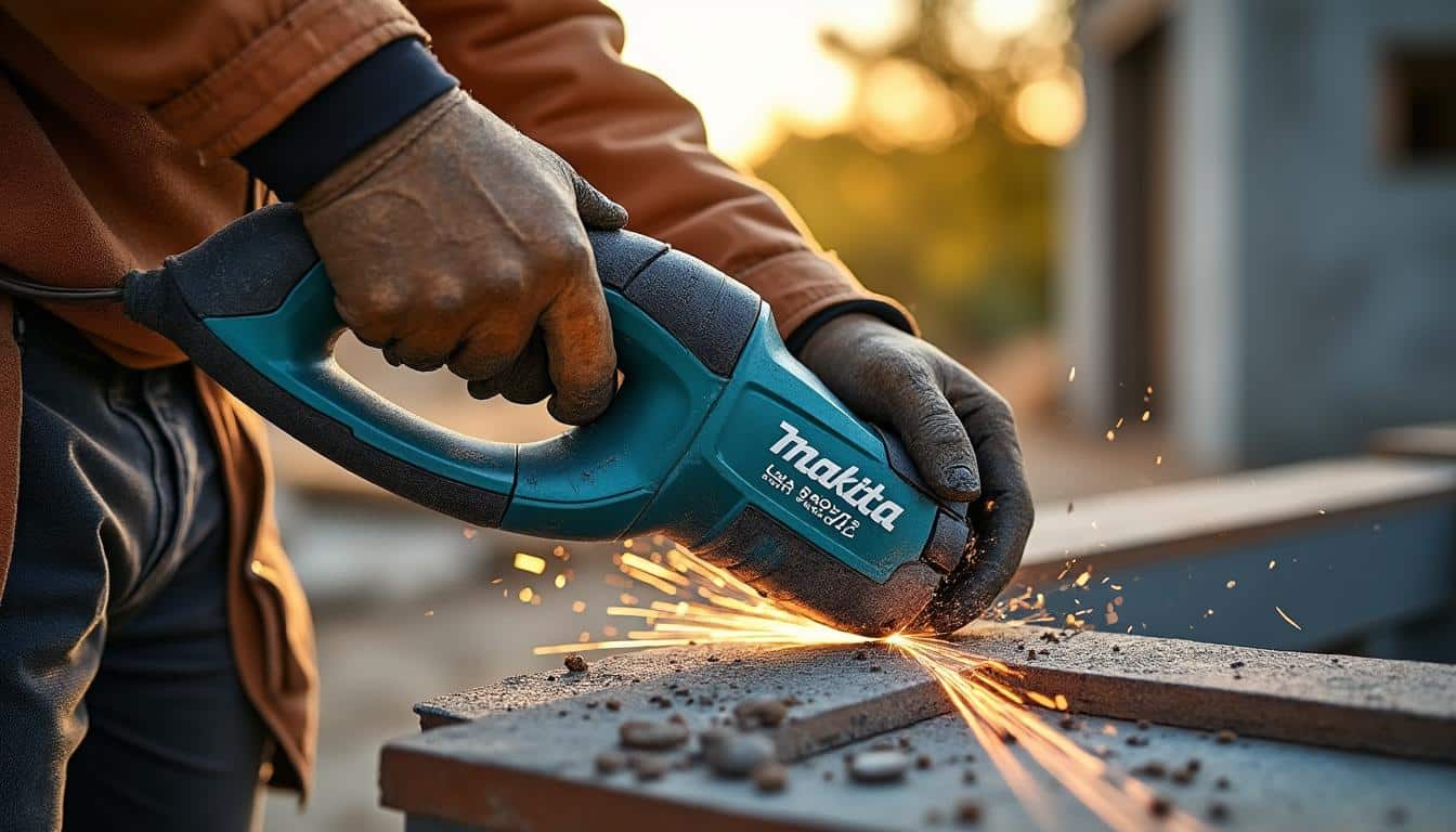 Makita scie sabre sans fil : puissance et autonomie pour chantier