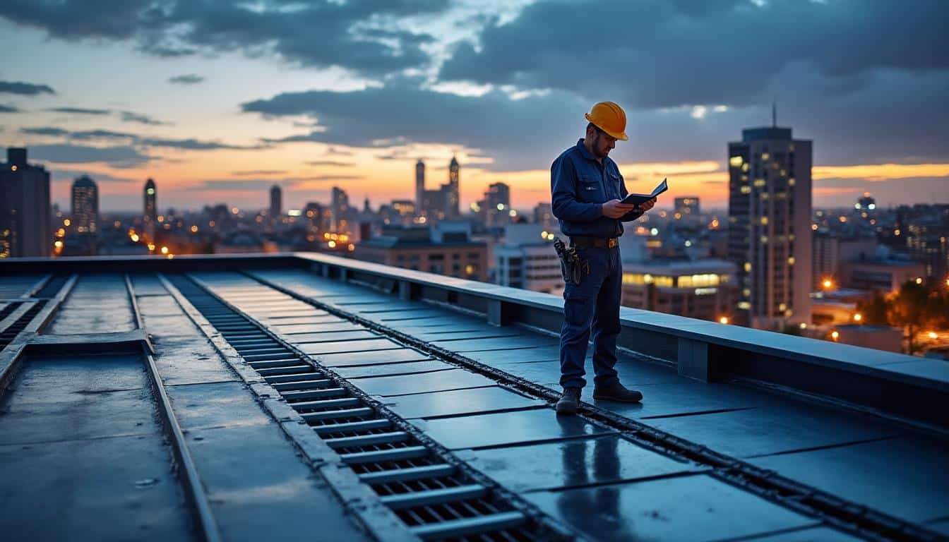 Illustration: Comprendre le rôle essentiel des descentes d’eaux pluviales sur une toiture terrasse