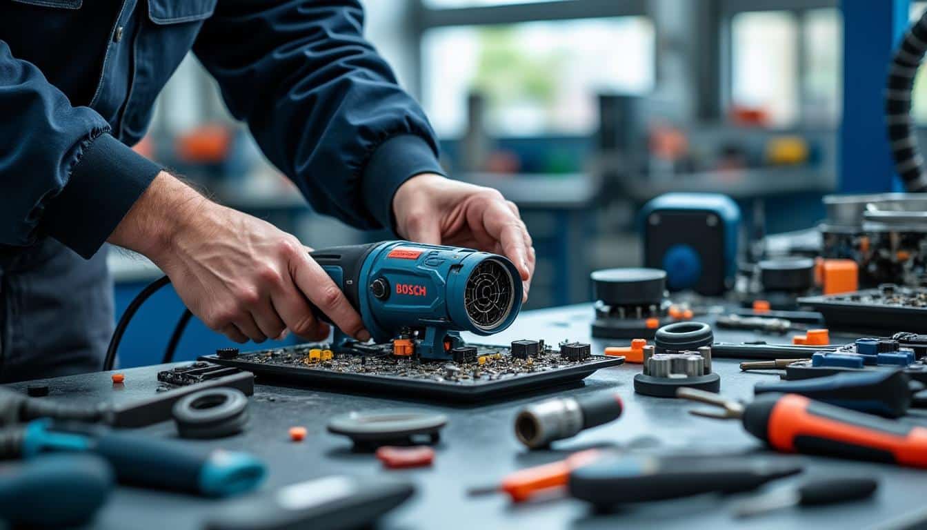 Illustration: Comment fonctionne le service officiel de réparation de la perceuse Bosch