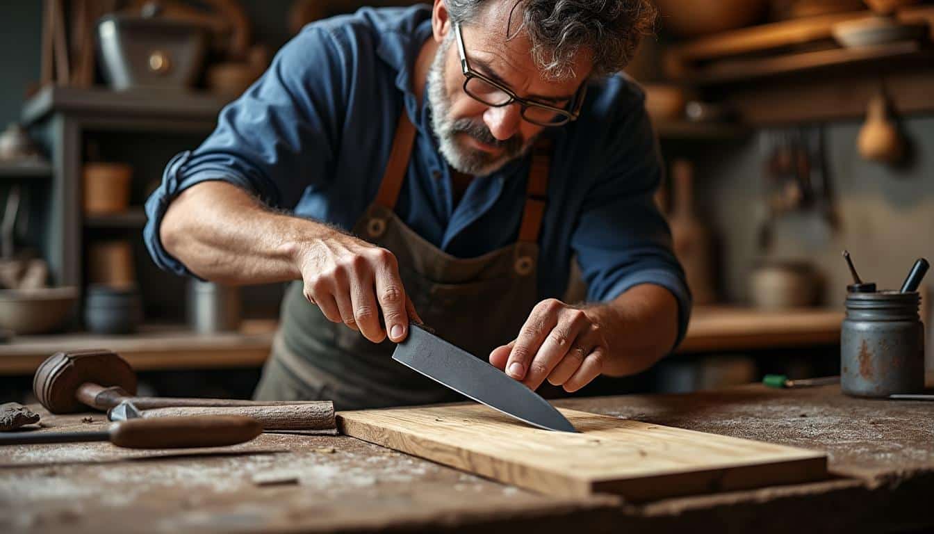 Illustration: Pourquoi opter pour une scie à grume d’occasion : avantages et précautions