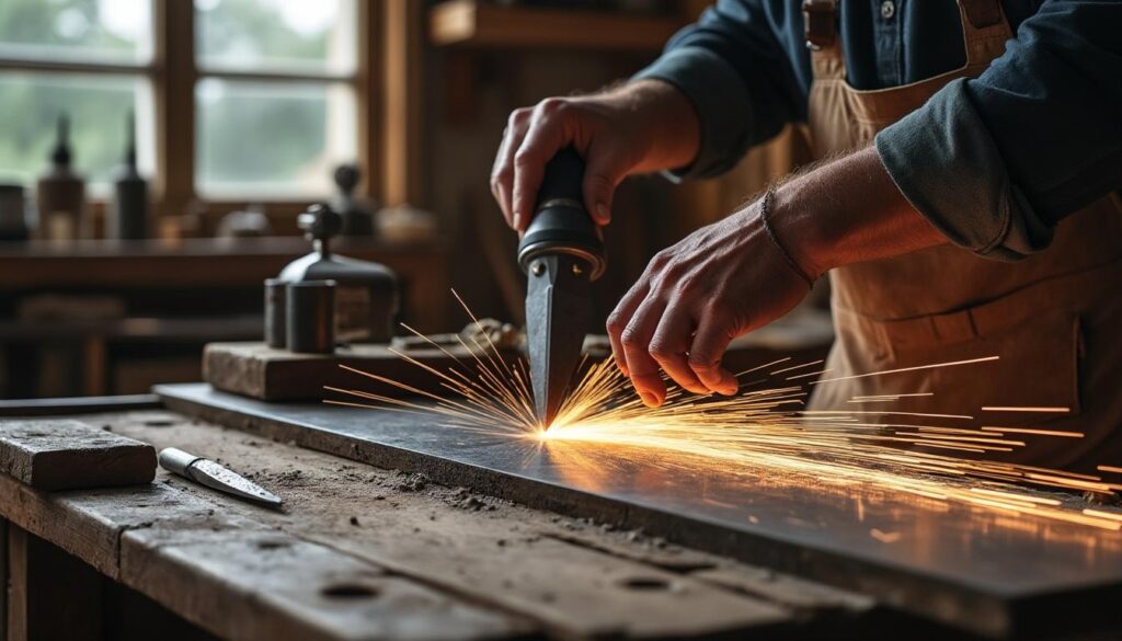 Scie à onglet radiale KGS 254 M : puissance et précision garanties