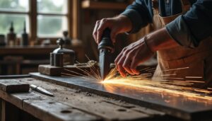 Scie à onglet radiale KGS 254 M : puissance et précision garanties