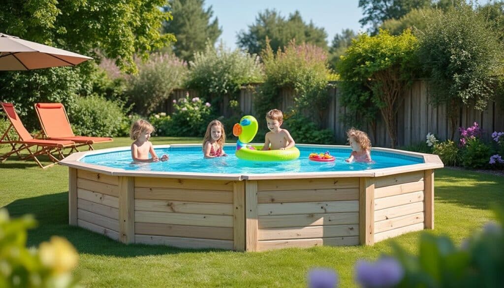 Piscine hors sol de 10m2 : compacte, pratique et esthétique