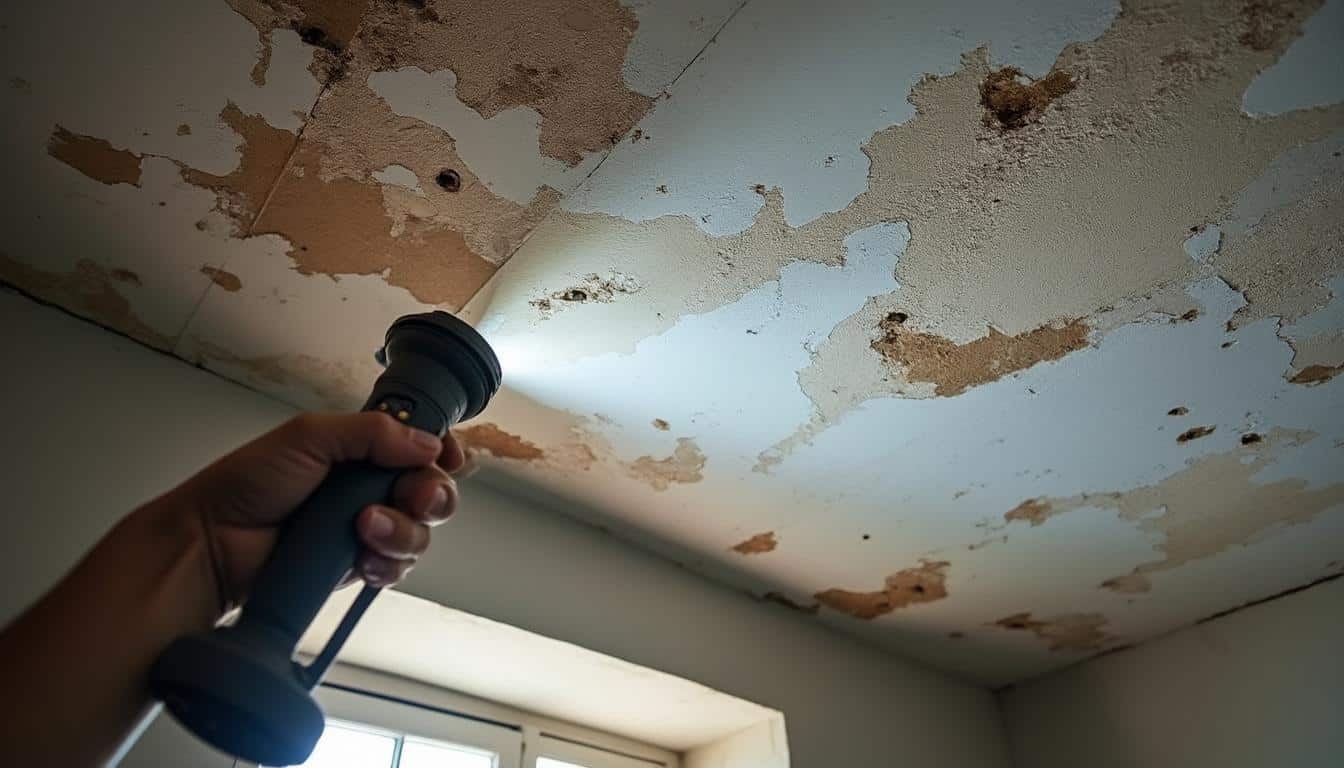 Illustration: Comment identifier et comprendre les dommages au plafond