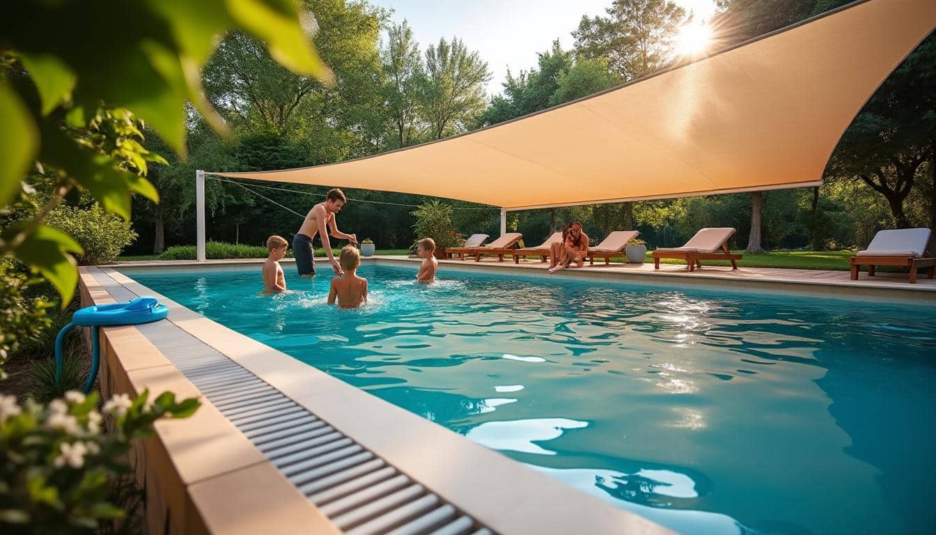 Illustration: Comprendre l’intérêt d’un dispositif de couverture pour piscine hors sol