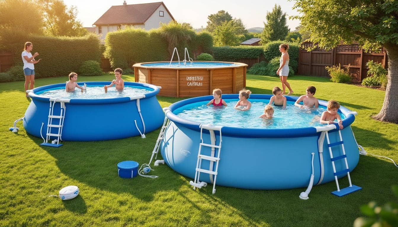 Illustration: Comprendre les différents modèles et spécificités des piscines hors sol