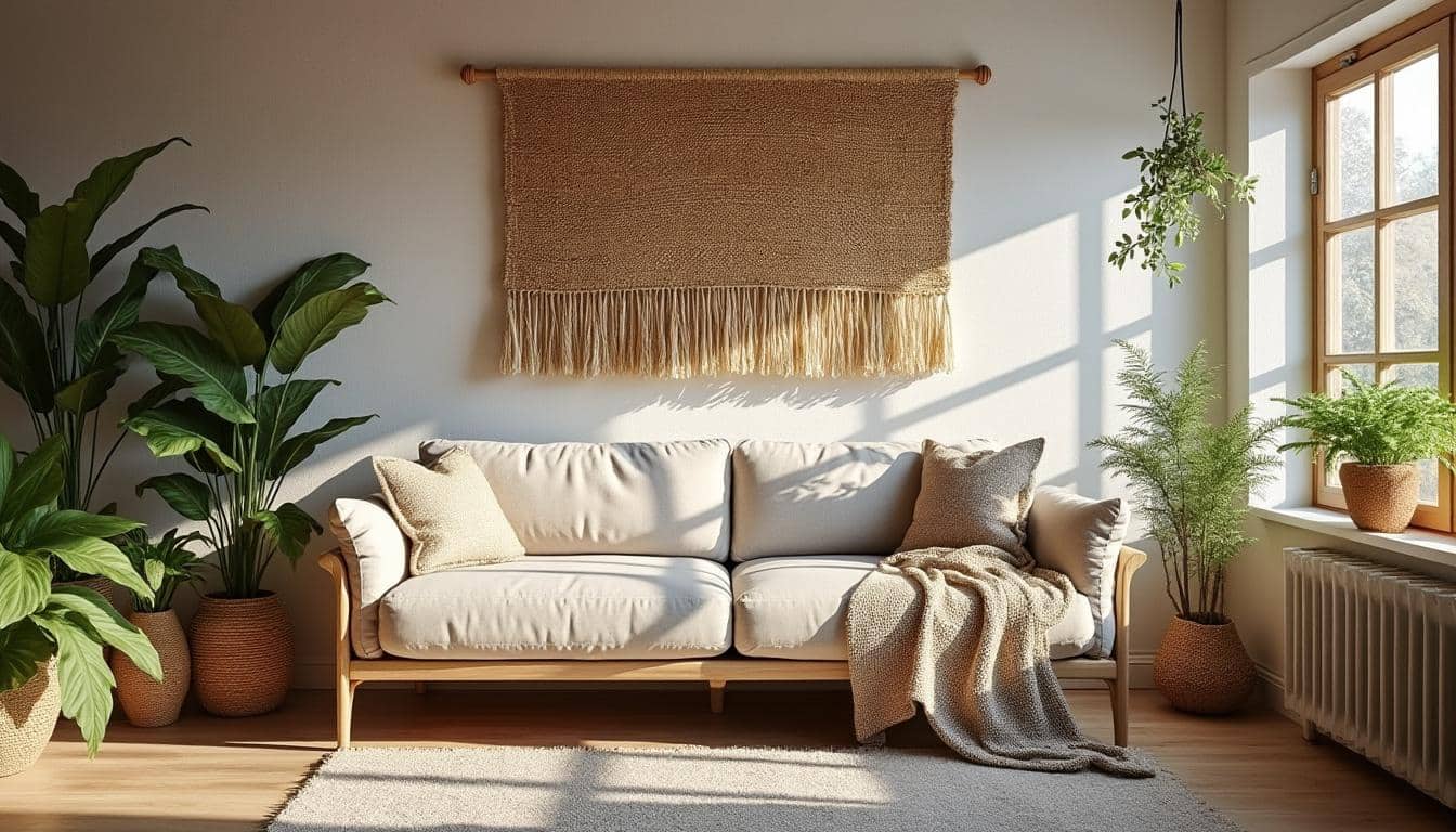 Décoration murale en osier : charme naturel et élégance artisanale