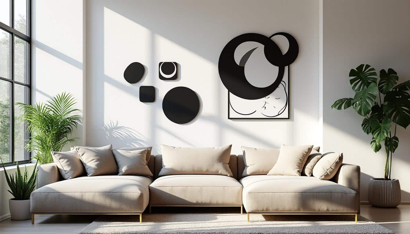 Illustration: Comprendre l’attrait du métal noir pour sublimer vos murs