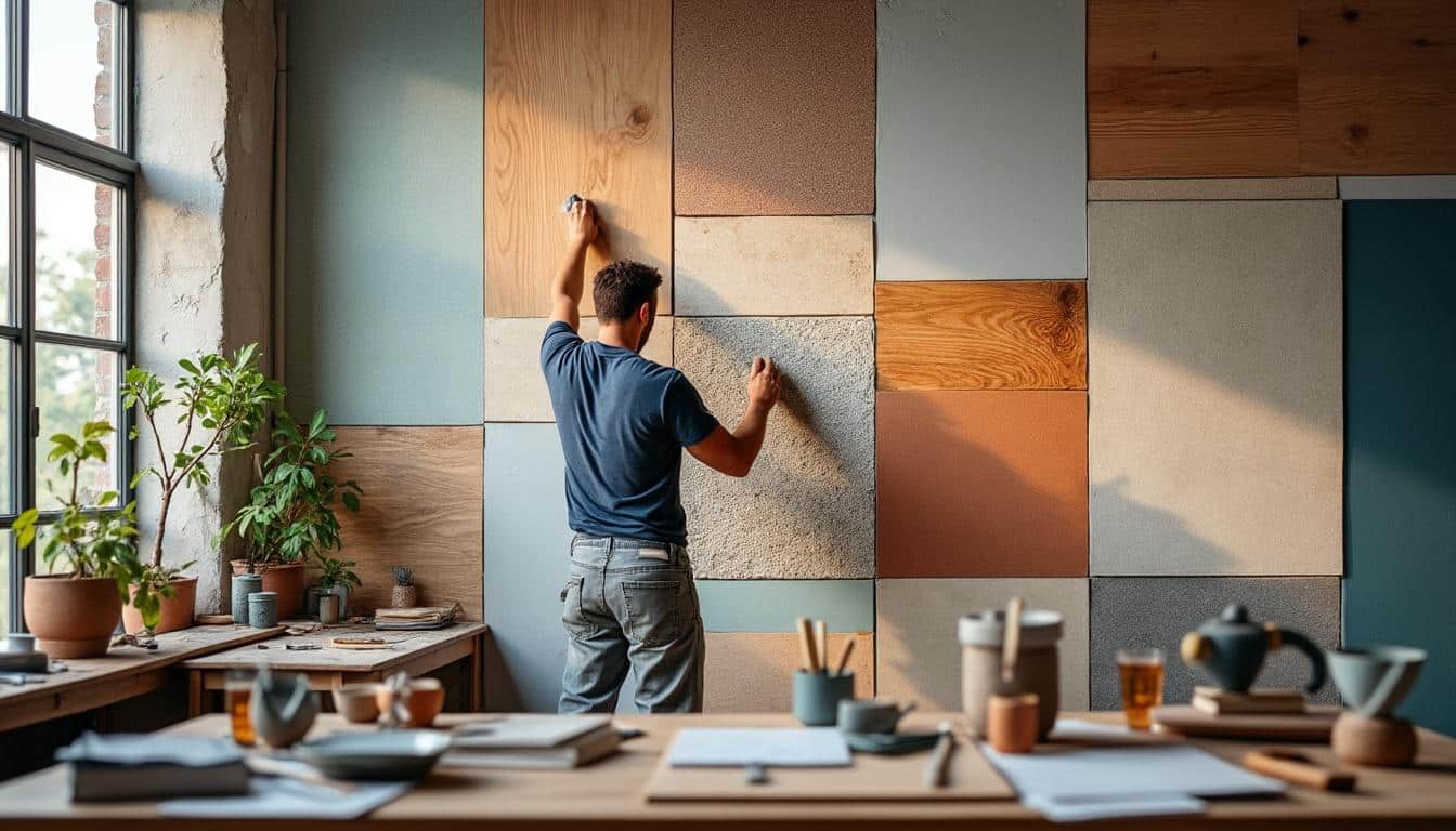 Illustration: À la découverte des matériaux pour habiller un mur avec style