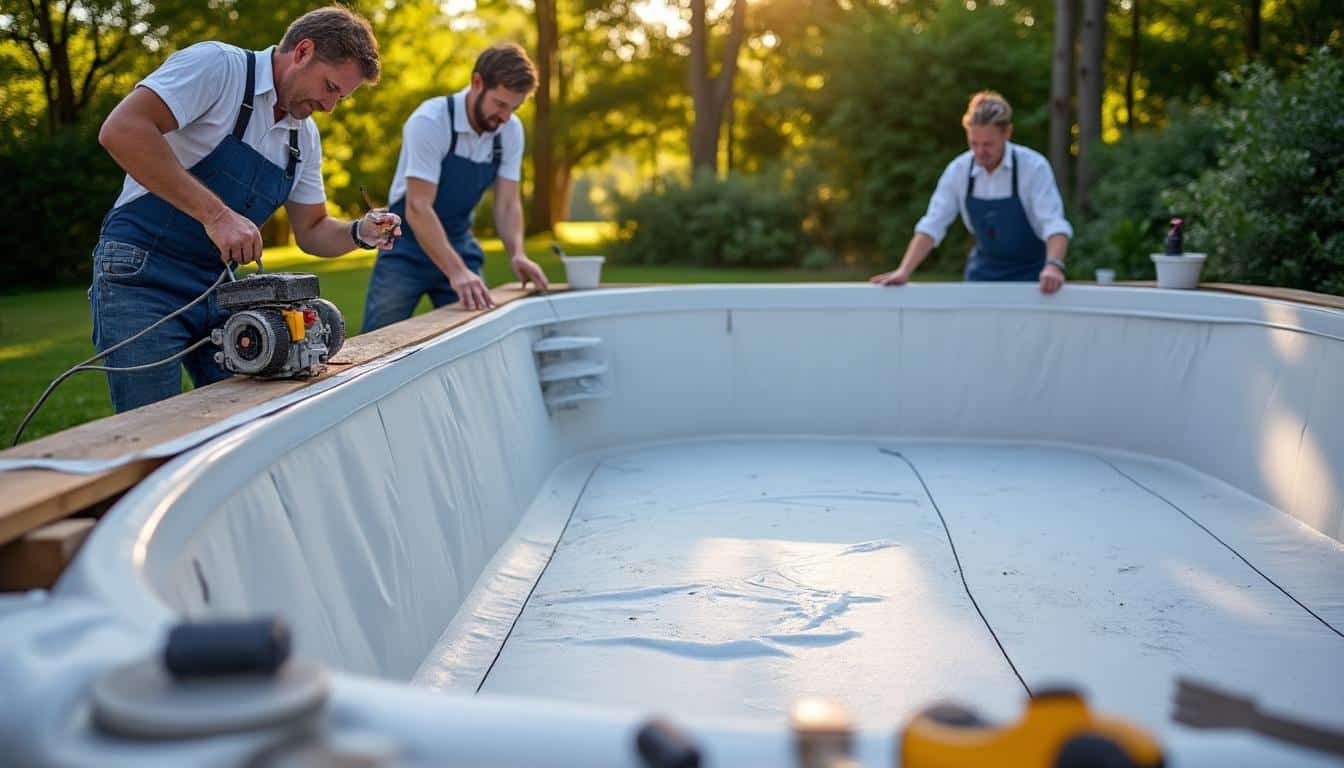 Illustration: Découvrir la piscine en coque polyester : fabrication, modèles et caractéristiques