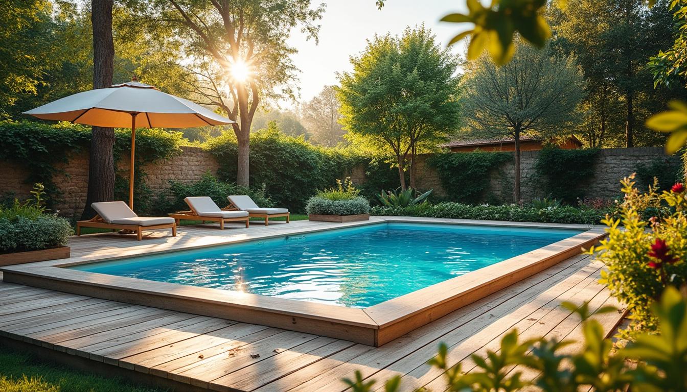 Illustration: Comprendre l’importance d’un aménagement autour de la piscine hors sol