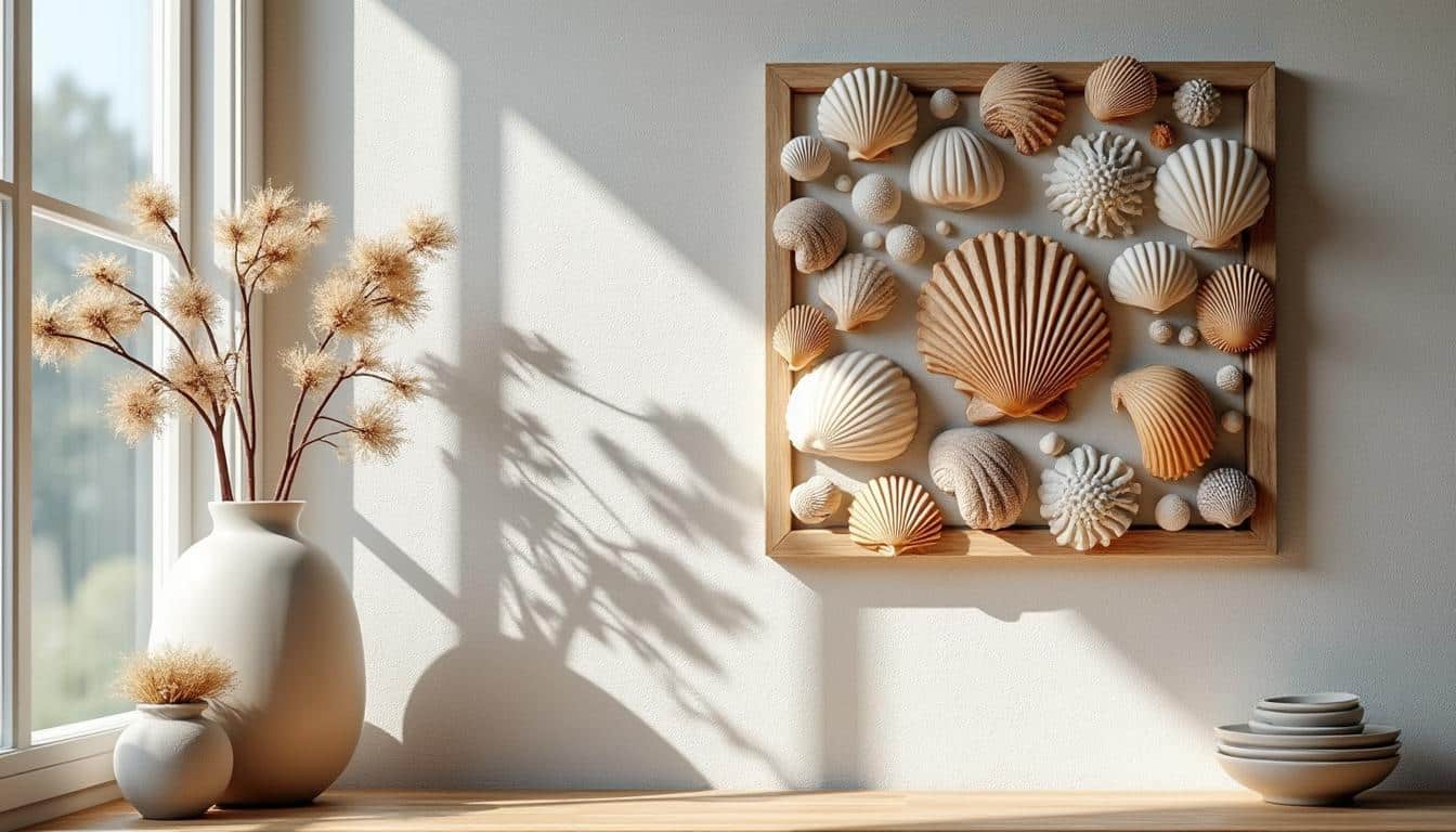 Décoration murale en coquillage : élégance naturelle pour votre intérieur