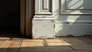 Moisissure sur la plinthe : causes, risques et solutions efficaces