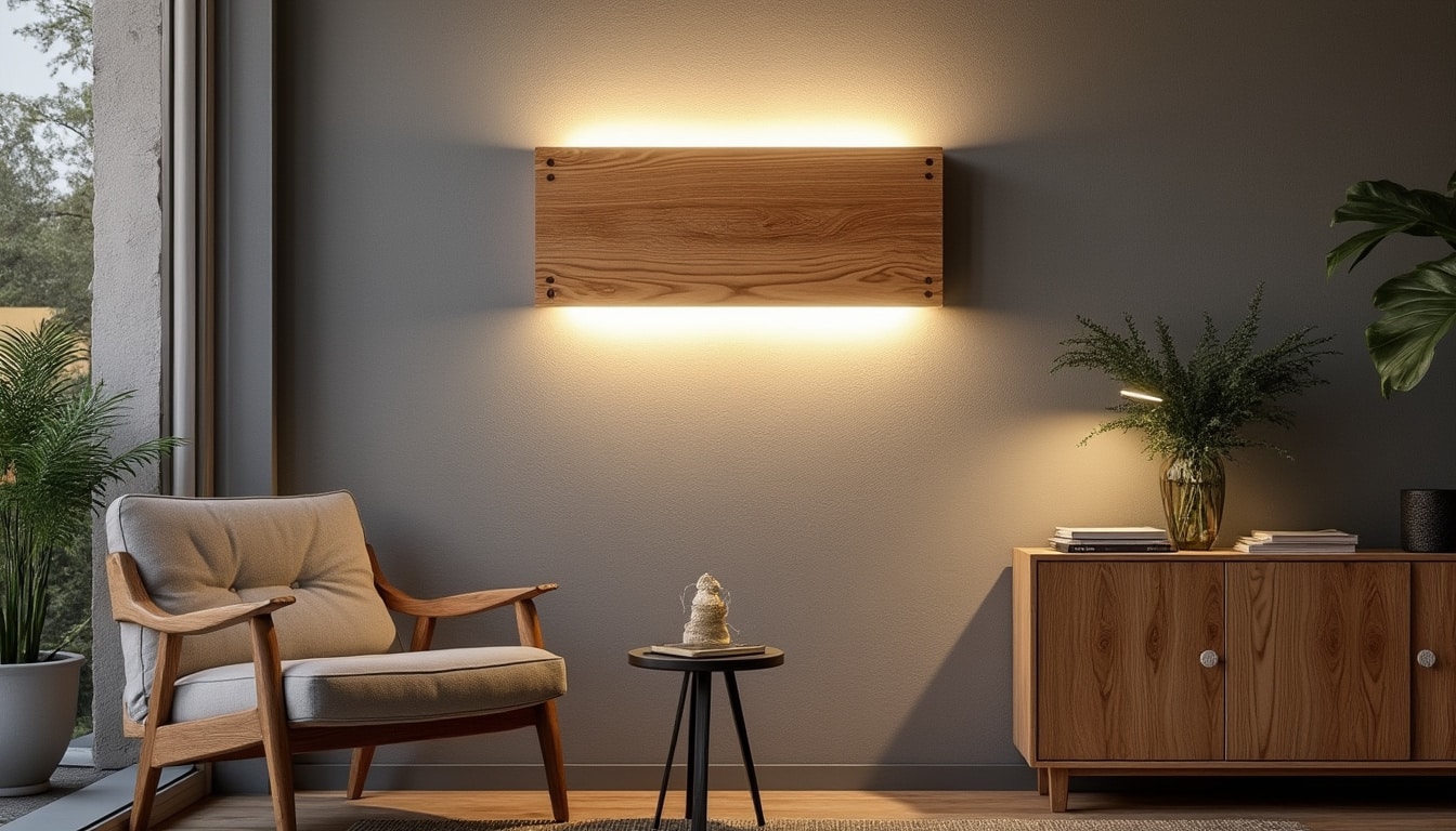 Illustration: Comprendre l’essence d’une applique murale en bois au design contemporain