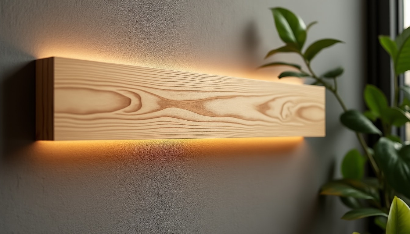 Applique en bois design : alliez chaleur naturelle et élégance moderne