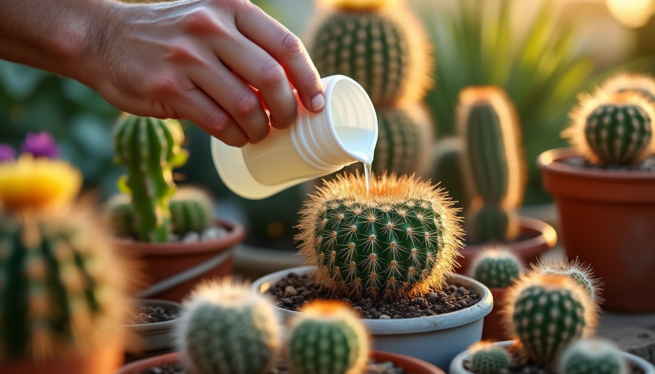 Illustration: Pourquoi un apport spécifique en engrais est-il essentiel pour vos cactus ?