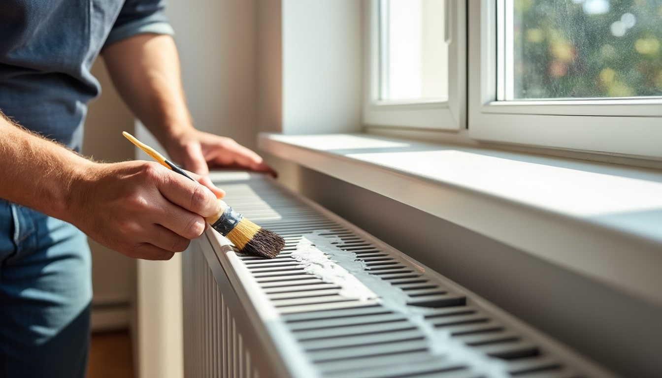 Peinture du radiateur : guide pour une rénovation durable et esthétique
