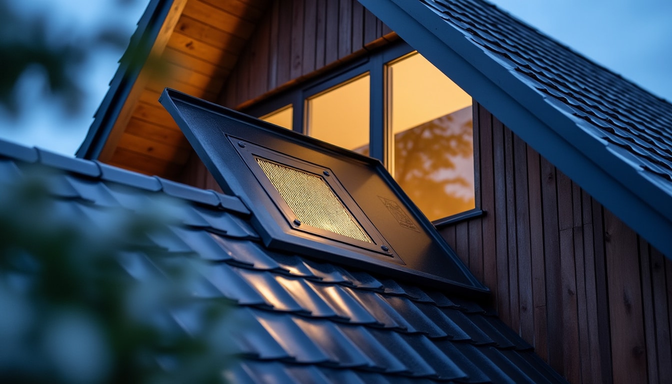 Illustration: Comprendre le rôle essentiel de la sortie en toiture pour la ventilation